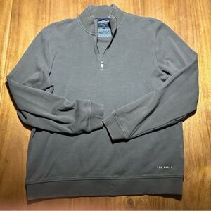 Ted Baker Men’s quarter zip green L